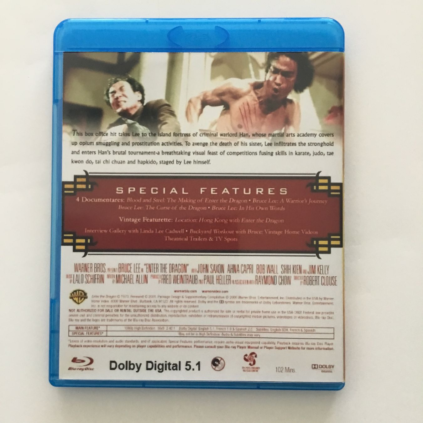 Tutti i DVDs: Enter The Dragon - Blu Ray - Neu Wertig – Nuovo (secondo la descrizione) da Blauen venduto da sternchen66 1