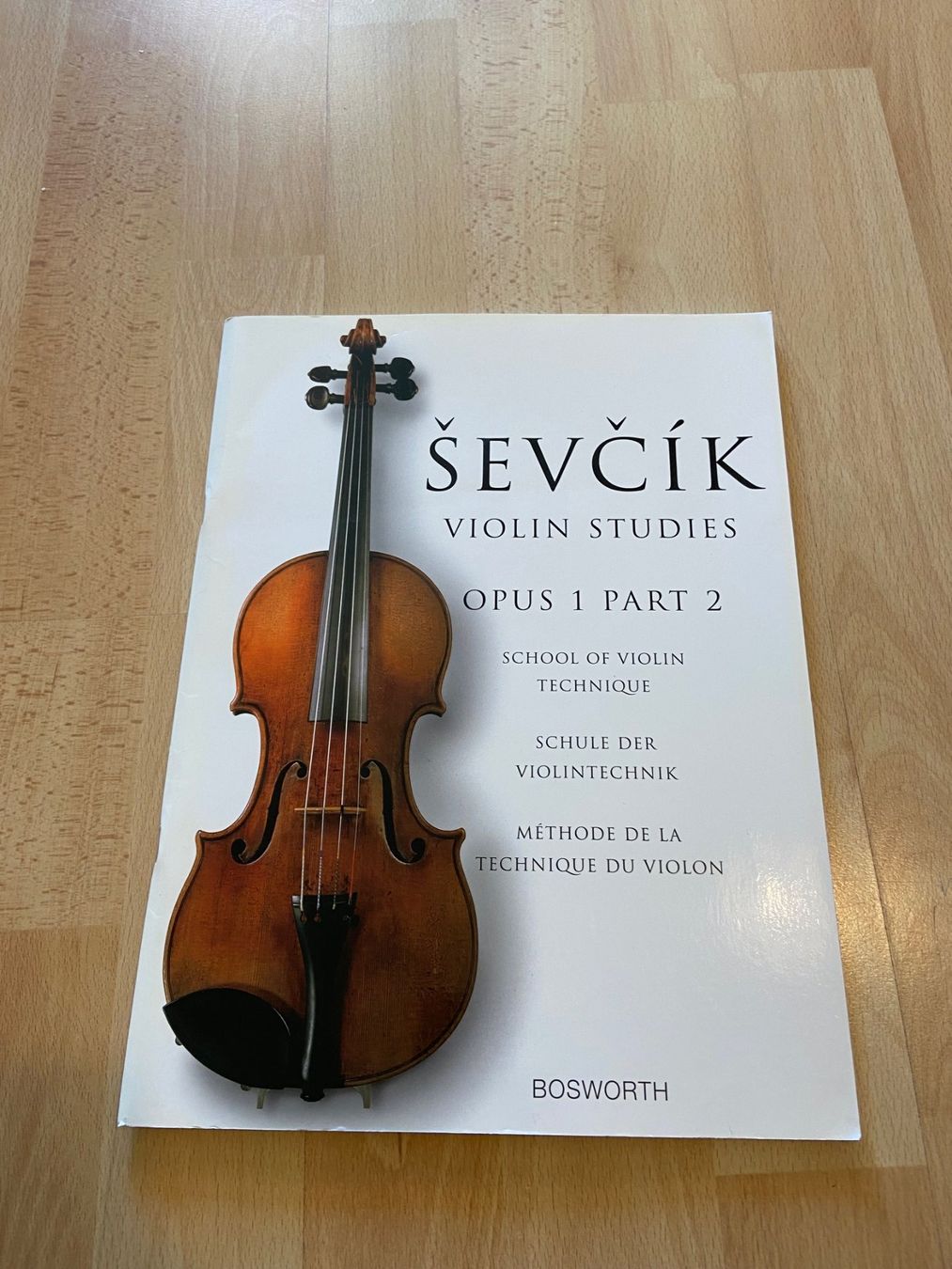 Livres: Ševčík Violinstudien Opus 1 Teil 2 – D'occasion à Zürich par Blauerbauer