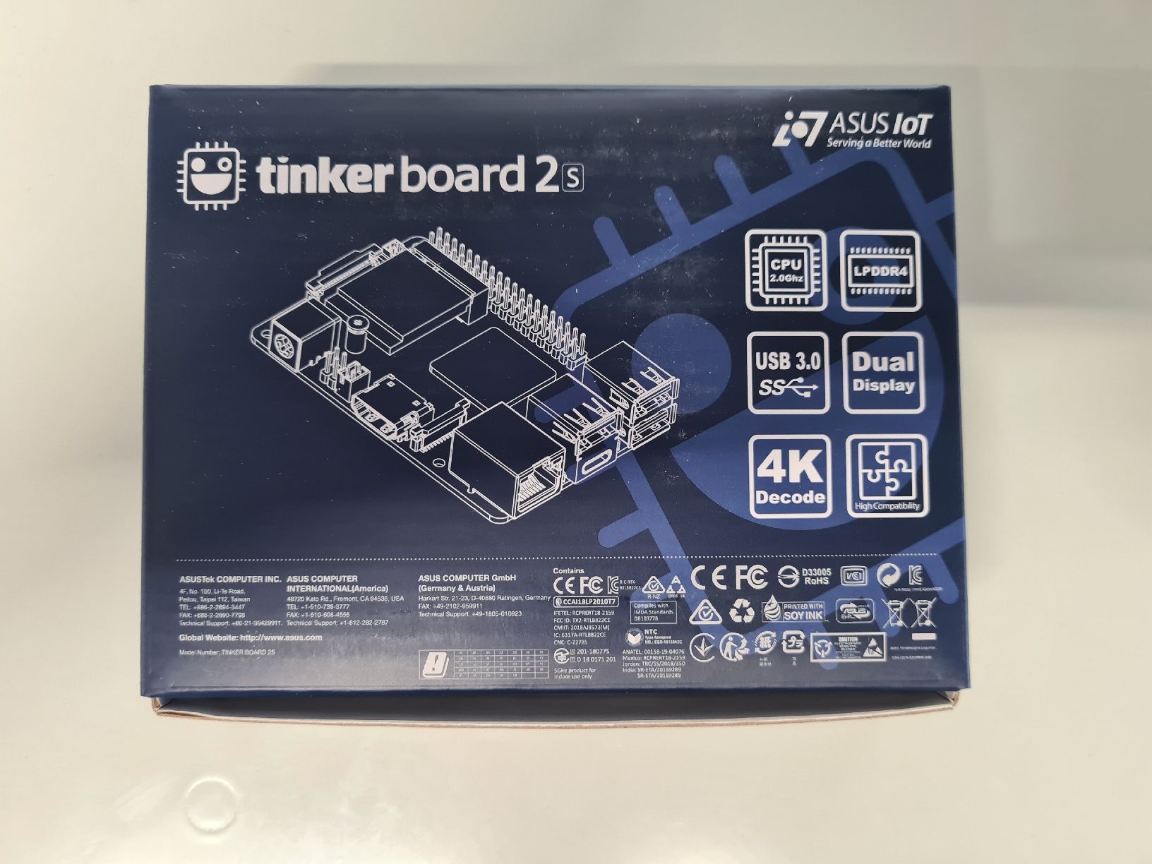 Asus PCs: ASUS Tinker Board 2s  – Neu und originalverpackt aus Derendingen von CompiDD 3