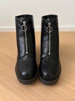 Damen Ankle Boots Schwarz Gr. 40 - Neu