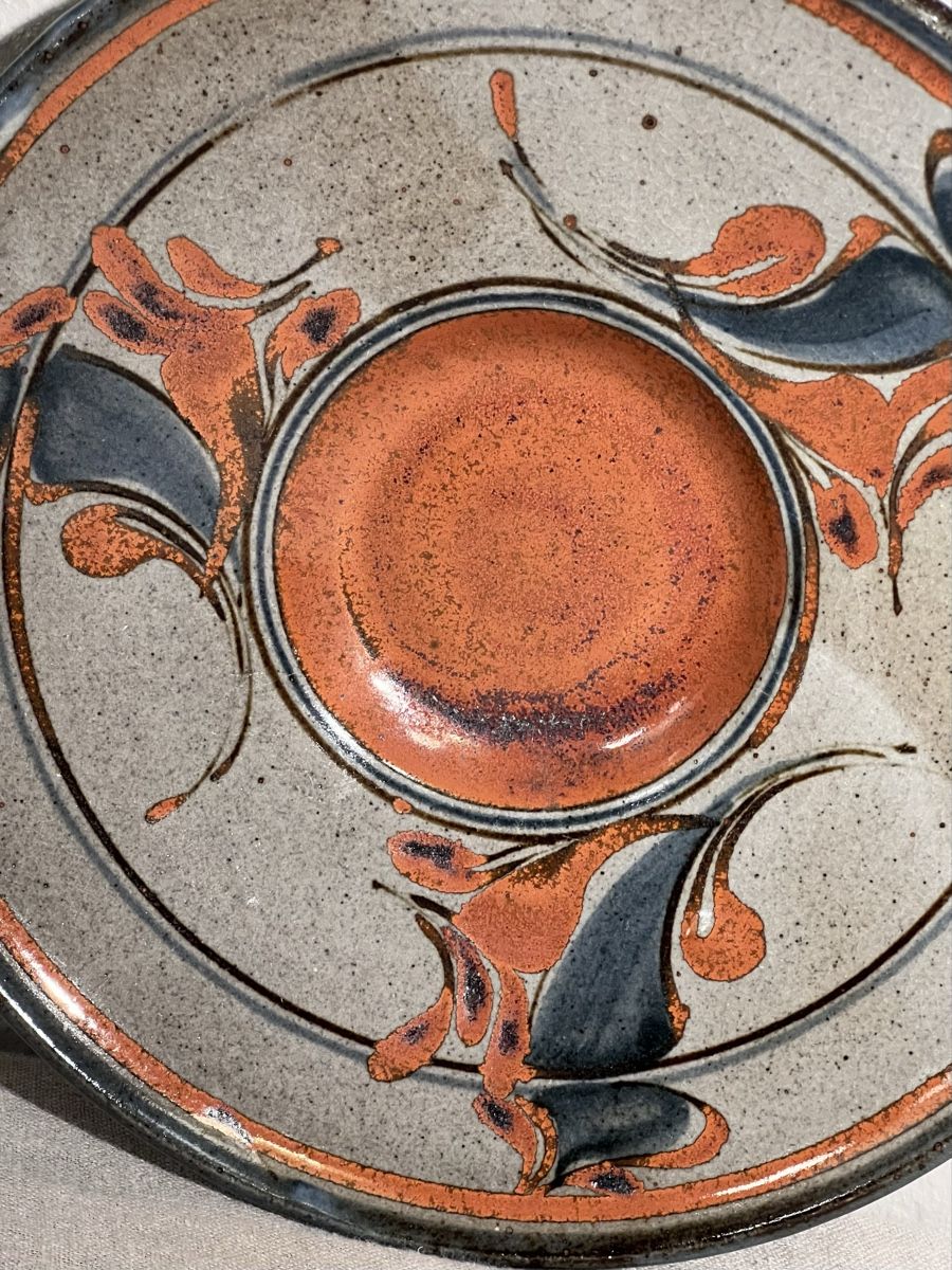 Piatti di portata: Plat décoratif ARTPOT, grès tourné et peint main – Nuovo (secondo la descrizione) da Genève venduto da DELIRBEADS 4