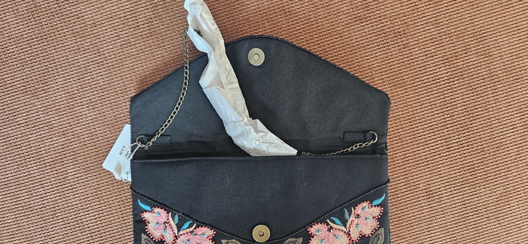 Borse da donna: Clutch mit Perlen und Pailletten NewLook – Nuovo e nell'imballaggio originale da Rombach venduto da ThriftBetter 2