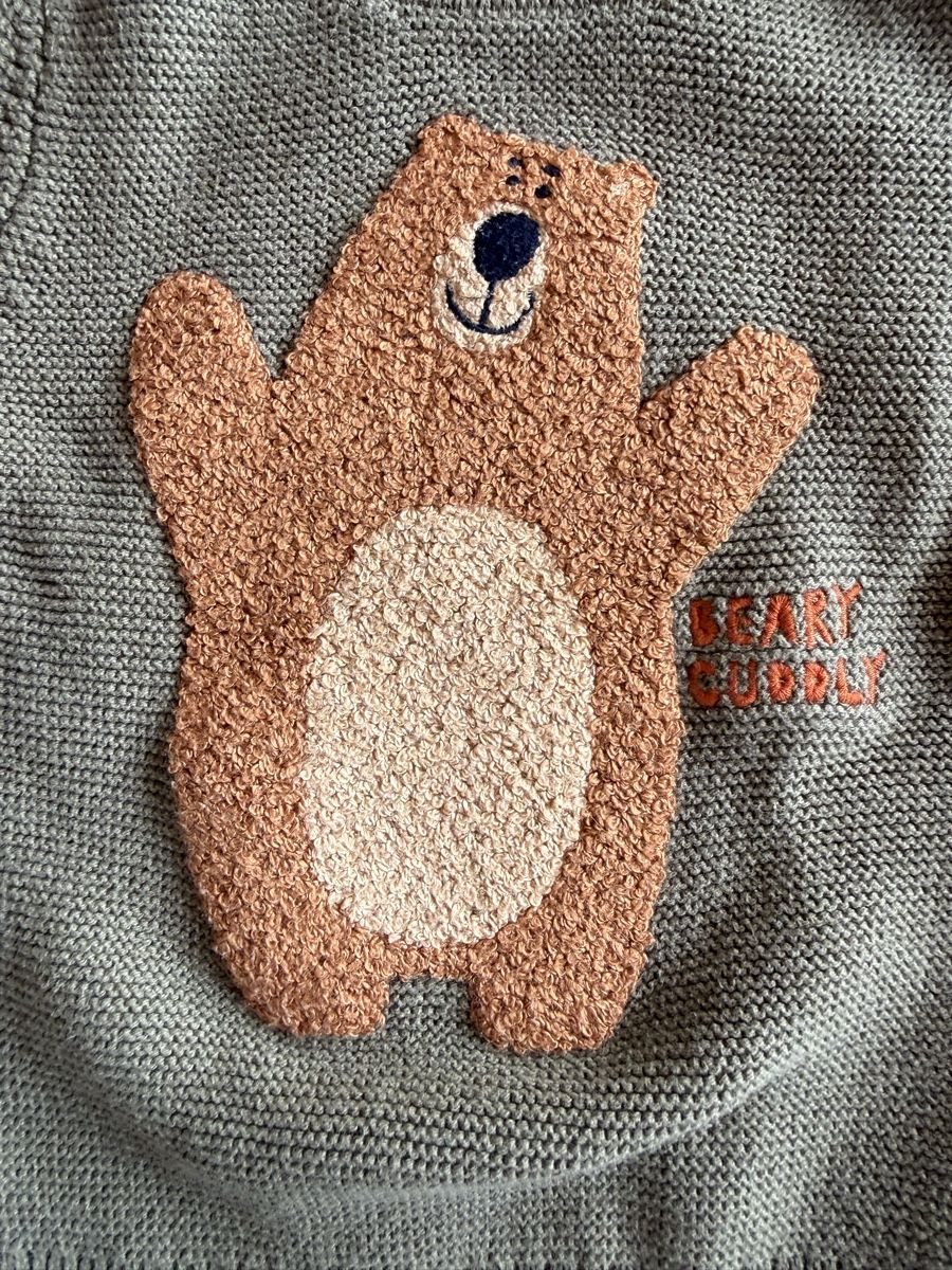 Pulls et sweat-shirts: Strickpullover Bär Grösse 74 – D'occasion à Pragg-Jenaz par gobrist 1