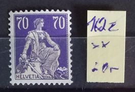 4074) 162z, Sitzende Helvetia postfrisch Kt. 60.-