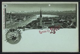 Mondschein-Lithographie Zürich, Totale 