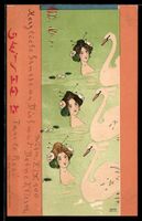 Raphael Kirchner: Drei Damen im Wasser m