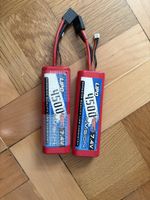 2 LiPo Akkus 7.4V 4500mAh Nvision Modellbau 2 Stk