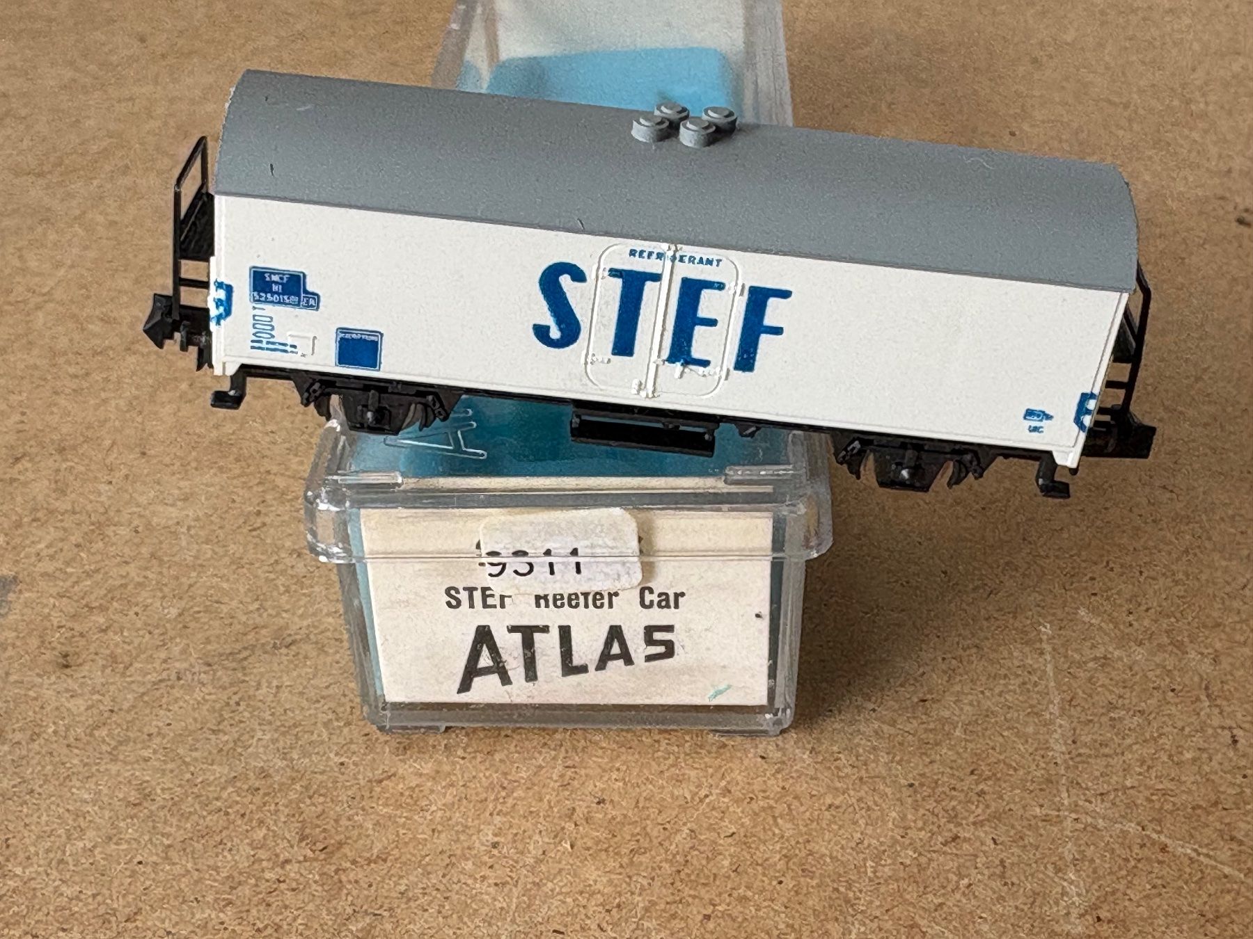 Modellini di ferrovie: Atlas Kühlwagen STEF SNCF – Nuovo (secondo la descrizione) da Hauterive NE venduto da eriamch