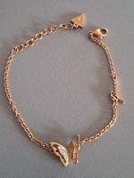 Armband Guess Schmetterling roségoldfarben gebraucht