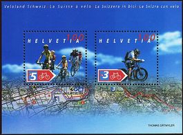 💥2004 Sonderblock Veloland Schweiz - postfrisch