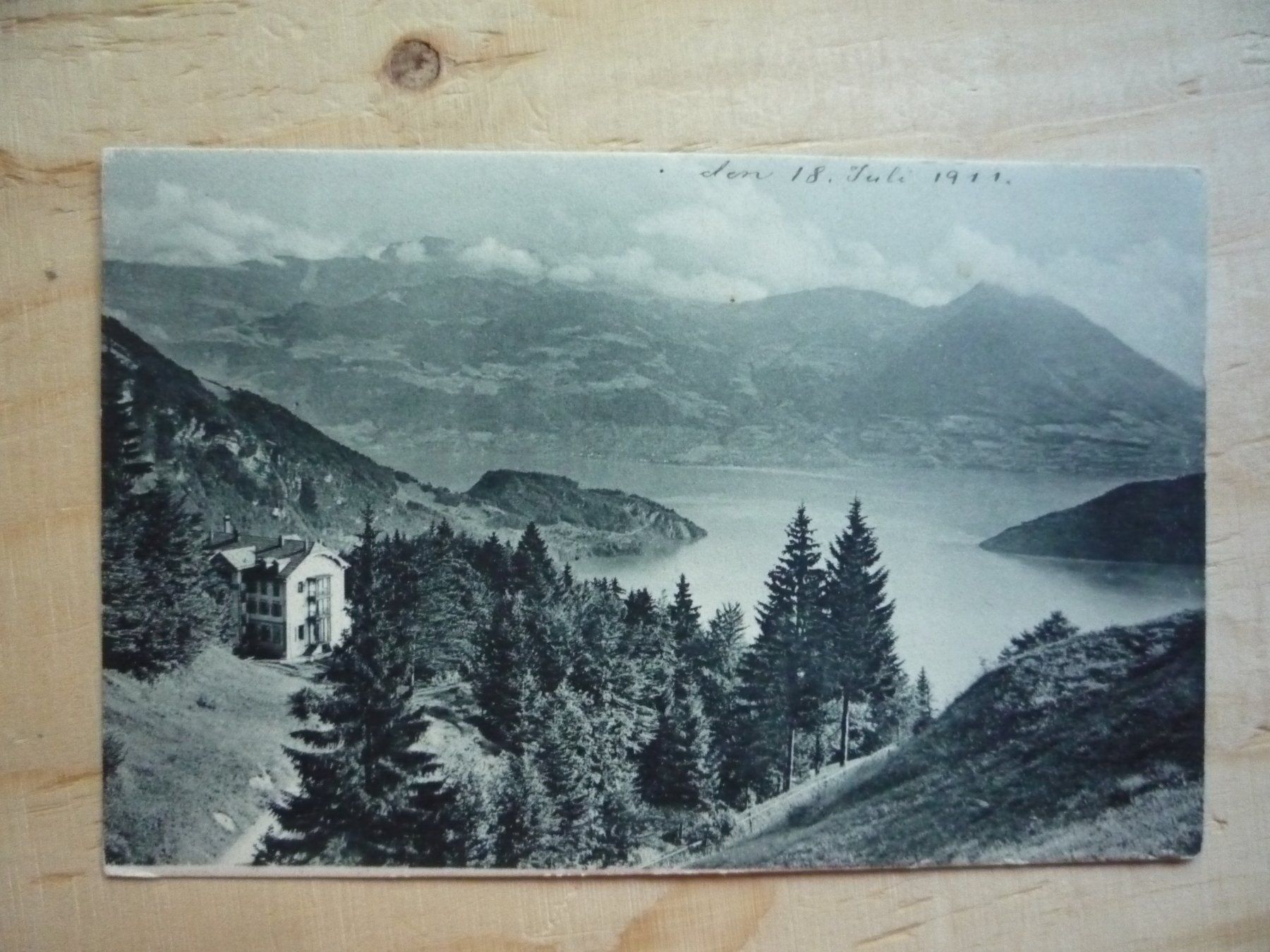 Cartoline postali: Rigi - Grubisbalm, 13.VII.11 – Usato da Rieden SG venduto da Brockehuesli