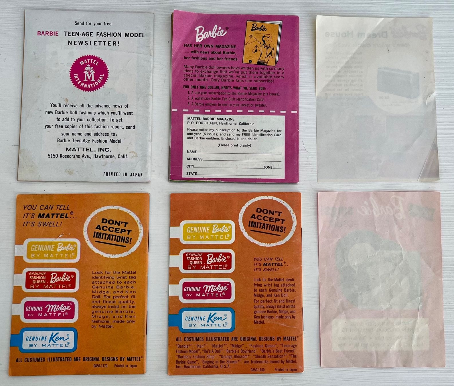 Riviste & Magazine: Libretti Barbie vintage 1961 e 1962 – Usato da Breganzona venduto da mas_tv72 1