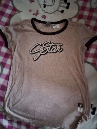 G-Star Raw Vintage Ringer T-Shirt Damen Gr. S Top Zustand