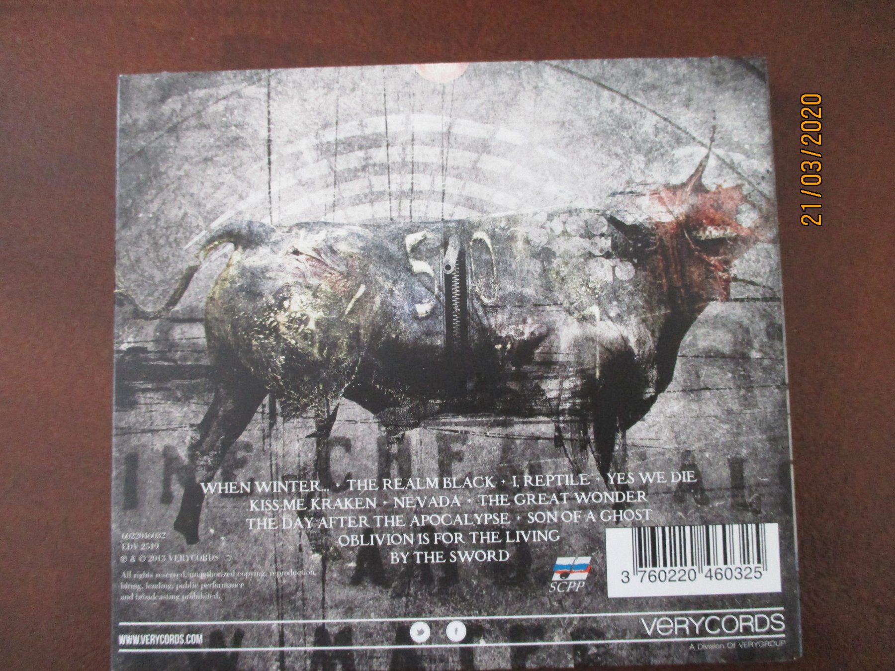 CDs: Dagoba - Post Mortem Nihil Est – D'occasion à Liestal par Disc-Point 1