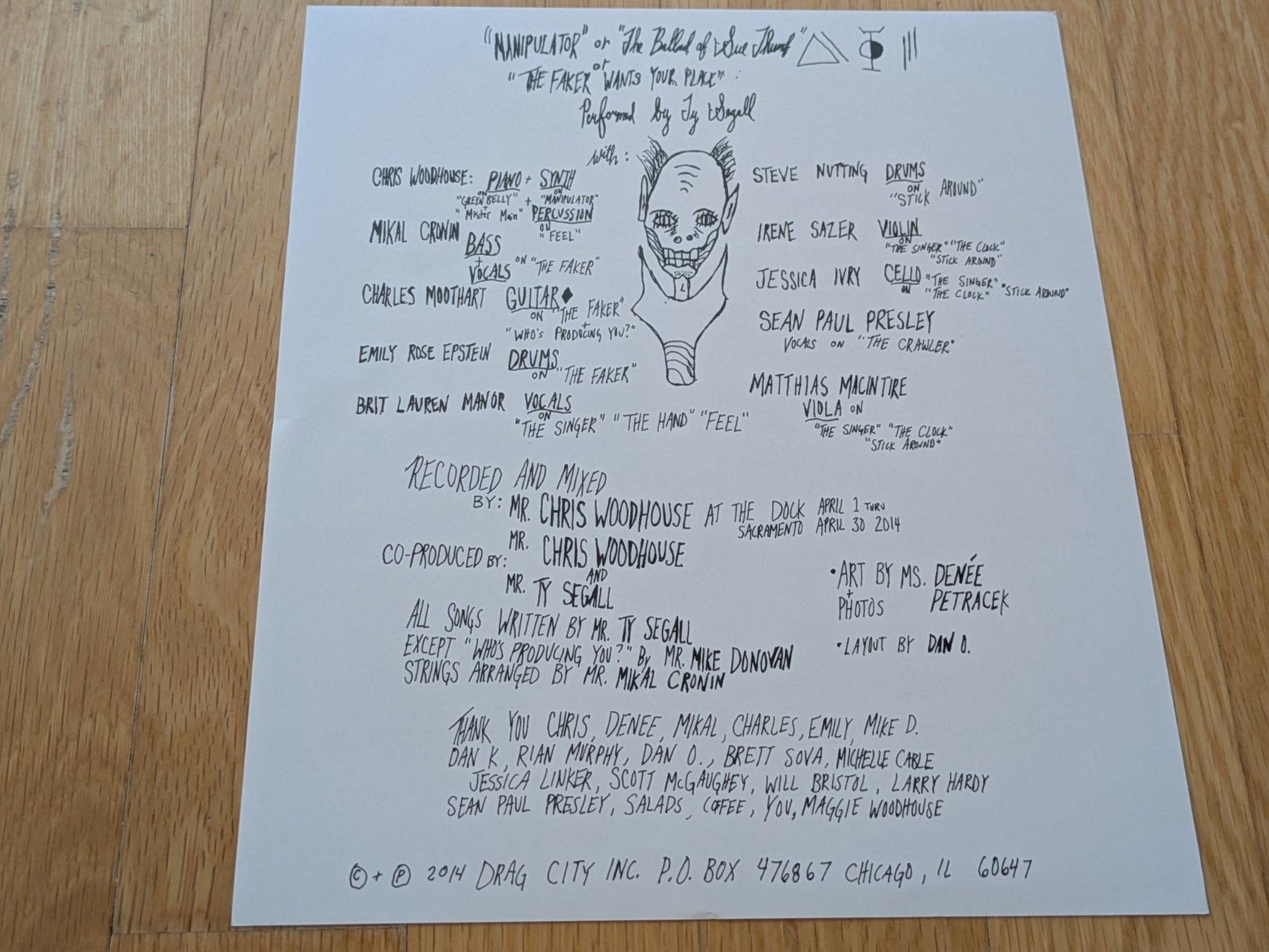 Schallplatten: Ty Segall - Manipulator, LP Vinyl – Gebraucht aus Dübendorf von PanzerGeneral 3