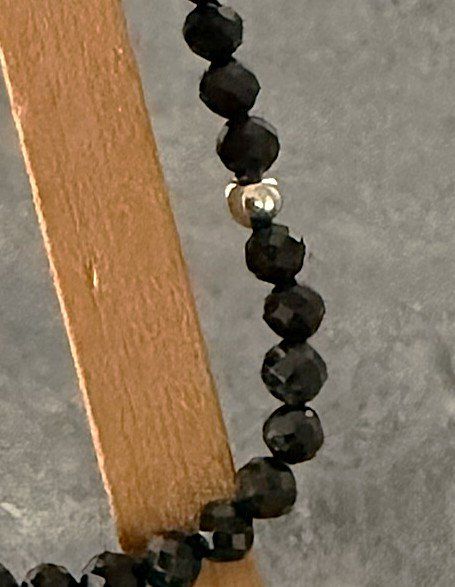 Pietre preziose: Turmalin schwarz 2 x Edelstein-Armbänder – Nuovo (secondo la descrizione) da Lommis venduto da manmarmi 3
