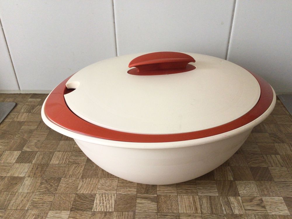 Tupperware Thermo-Duo Salatschüssel – Isoliert, 2,5 Liter, Hält Speisen Warm