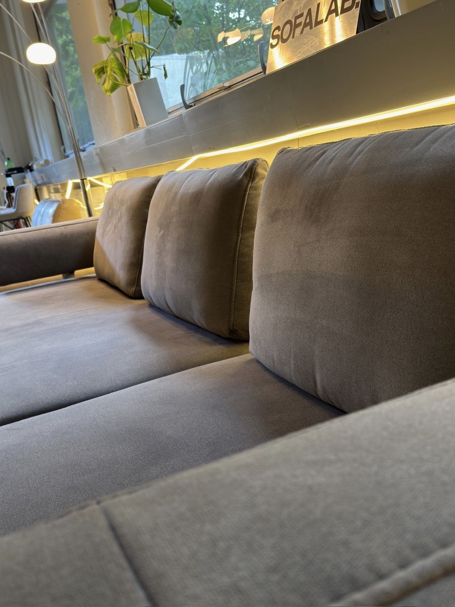 Divani: Graues Ecksofa von Ewald Schillig – Usato da Fehraltorf venduto da Sofalab.swiss 2