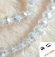 1Strang MINI-Kristallglas-Rondellen 3,5mm crystal Lüster