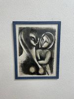 Signiertes Original Enrico Muscetra «Maternità» (1976)