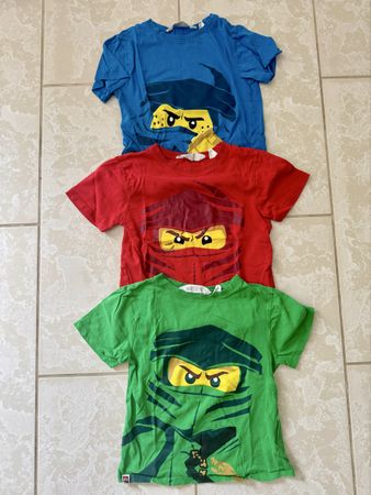 Kinder T-Shirts Ninjago 3er Pack Grösse 110/116 | ab 1chf