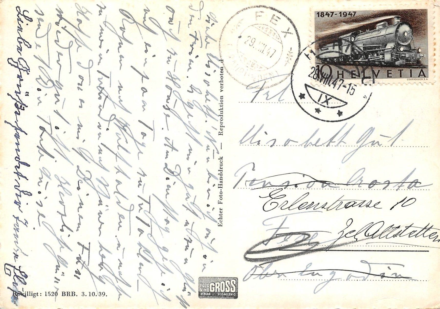Cartes postales: Herisau – D'occasion à Ottikon b.Kemptth. par Neptun1974 1