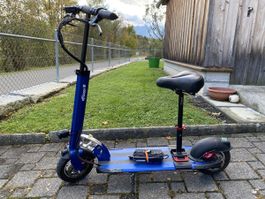 eflizzer Scooter Maxi blau 52V 500W Motor Akku 780Wh 15Ah