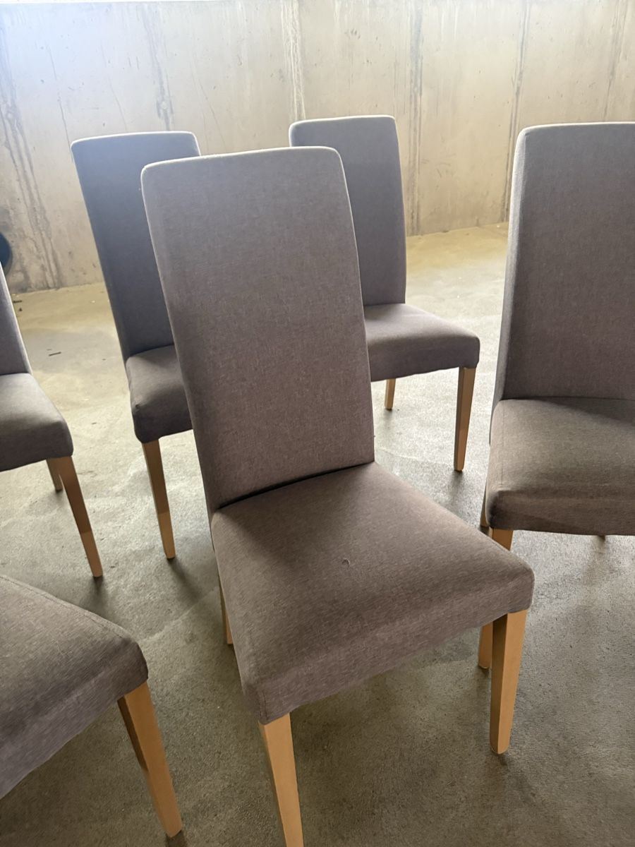 Conforama Set de table et chaises: Moderner Esstisch mit 6 Stühlen  – D'occasion à Steinmaur par Bal-Rajmi1 5