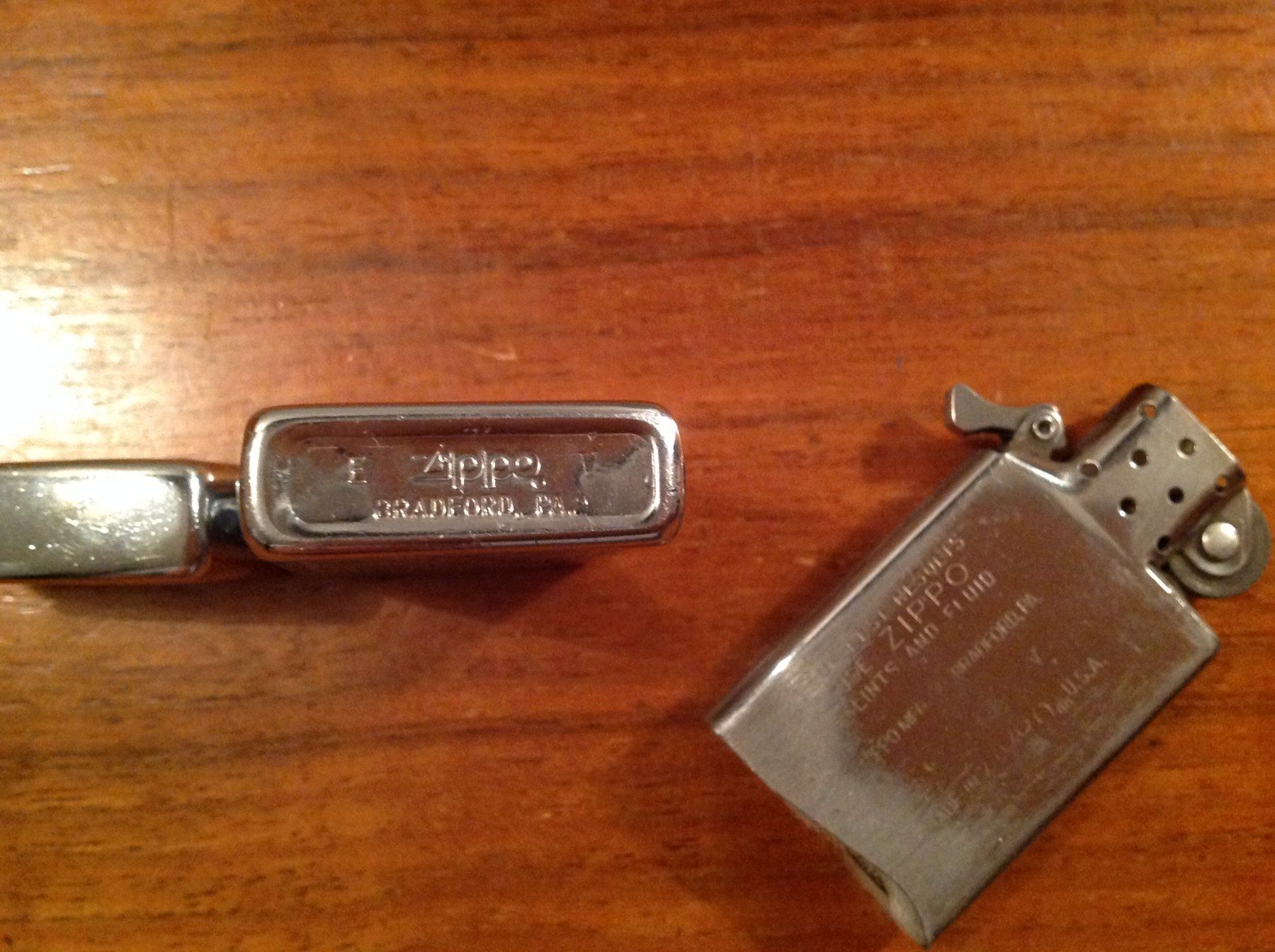 Zippo Briquets: Zippo slim - E - V – D'occasion à Vuiteboeuf par broticaire 3