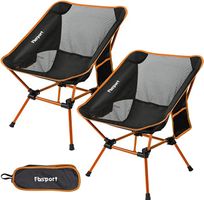 2x Campingstuhl Tragbar Leicht Faltbar Camping Stuhl