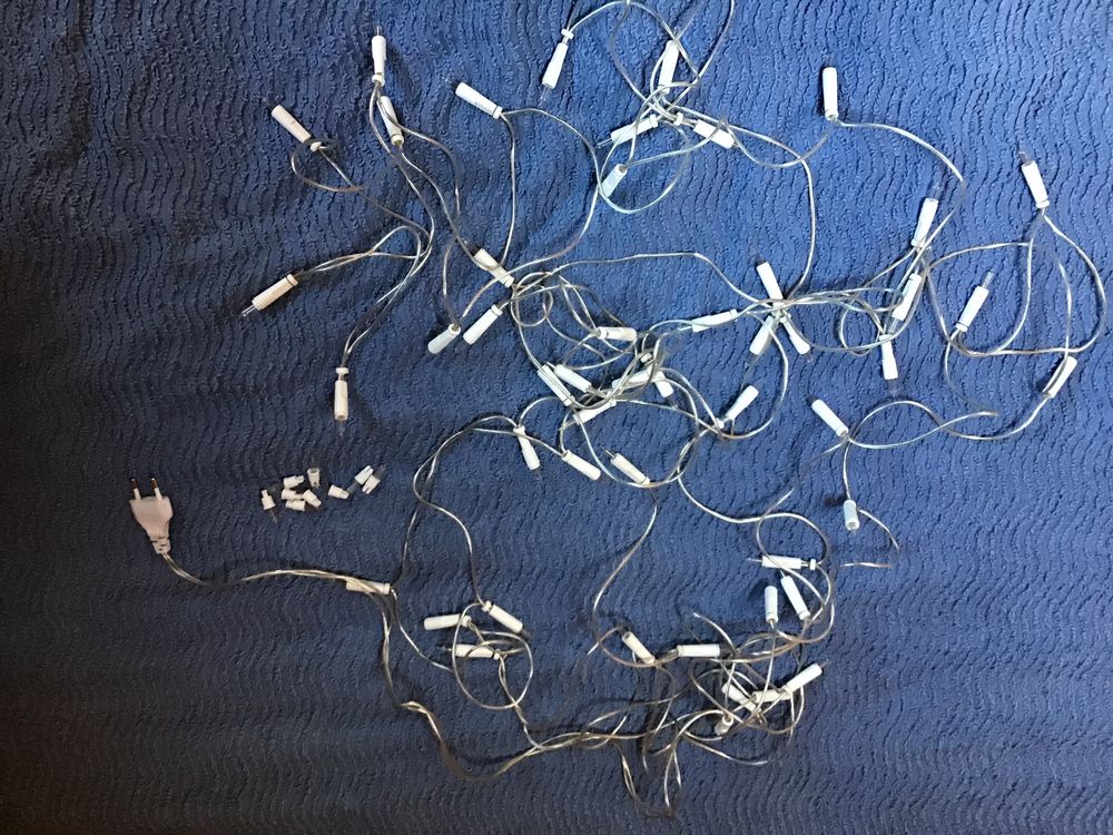 Lichterkette für Innenbereichen, 50 LED und 9 Ersatzbirnen Kaufen auf