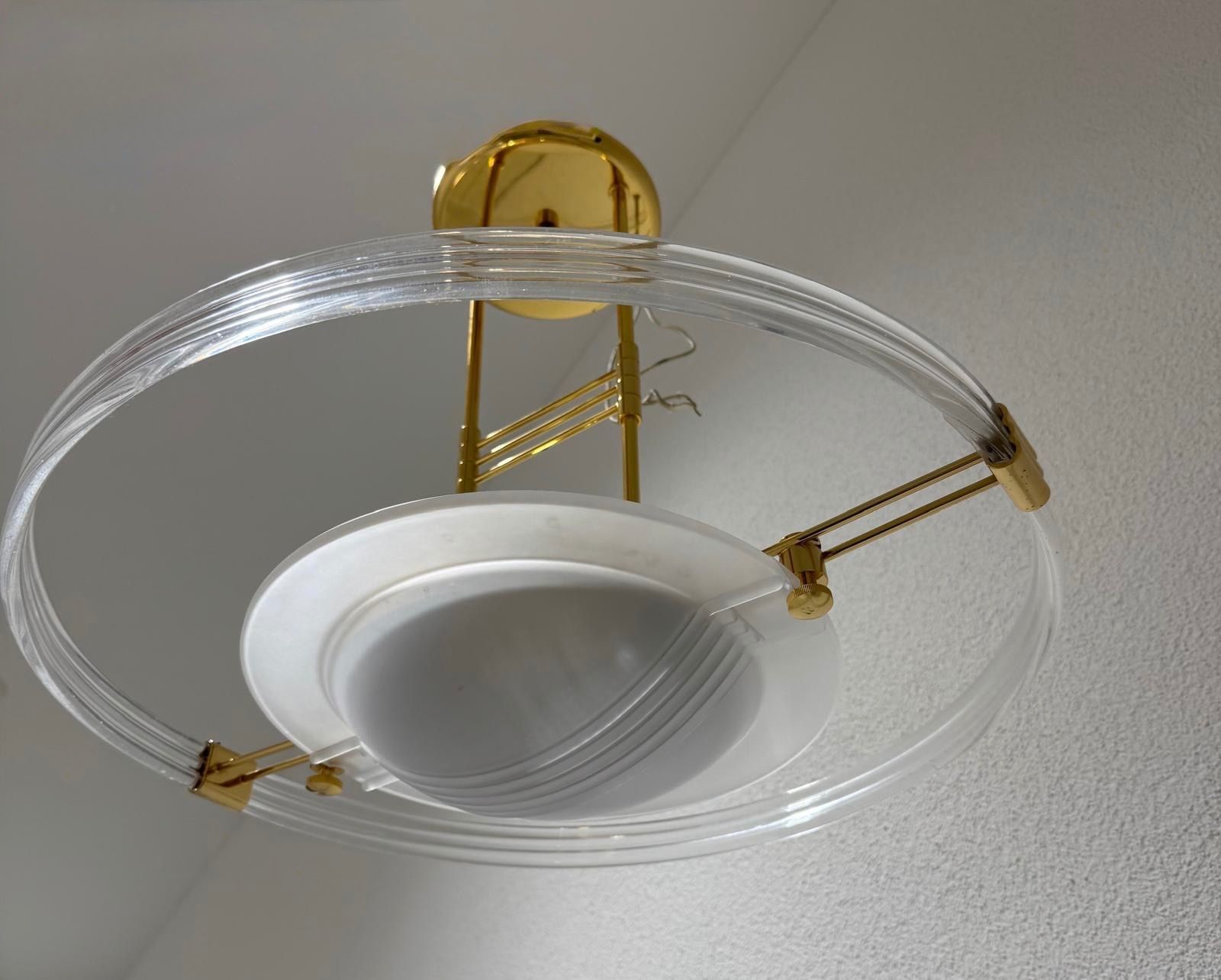 Lampade: Moderne Lampe aus Glas, Plexiglas und Metall – Usato da Zollikon venduto da gab_v26c 2