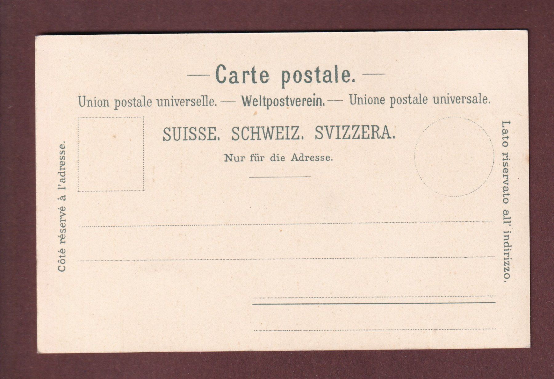 Cartoline postali: BASEL - Steinenkloster - Litho Metz – Usato da Pully venduto da nicecards 1