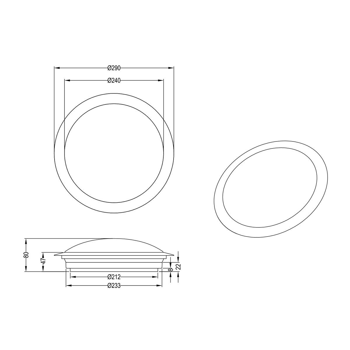 Lampadari & plafoniere: LED Deckenleuchte, Dimmer, 29 cm Ø – Nuovo (secondo la descrizione) da Kreuzlingen venduto da Smart-Light 3