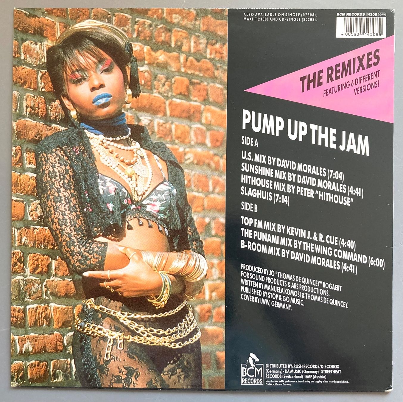 Schallplatten: TECHNOTRONIC FEATURING FELLY - PUMP UP THE JAM – Gebraucht aus Poliez-Pittet von Newtown-Records 1