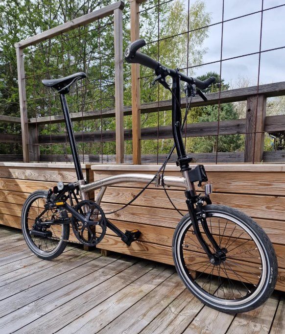 Brompton Biciclette: Brompton Nickel Edition  - Exclusives Faltrad – Usato da wolfhausen venduto da dynamik1971