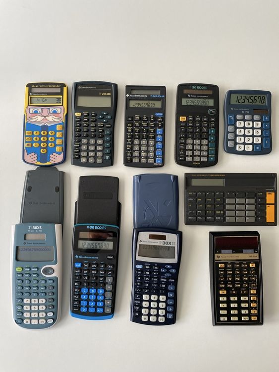 1 x Texas Instruments Galaxy 9x / Vintage / Taschenrechner 1991 Neu