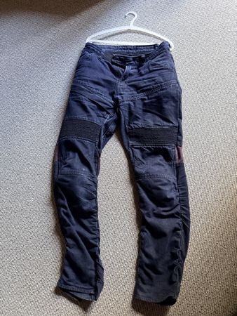 Motorrad-Jeans, Grösse 32, dunkelblau