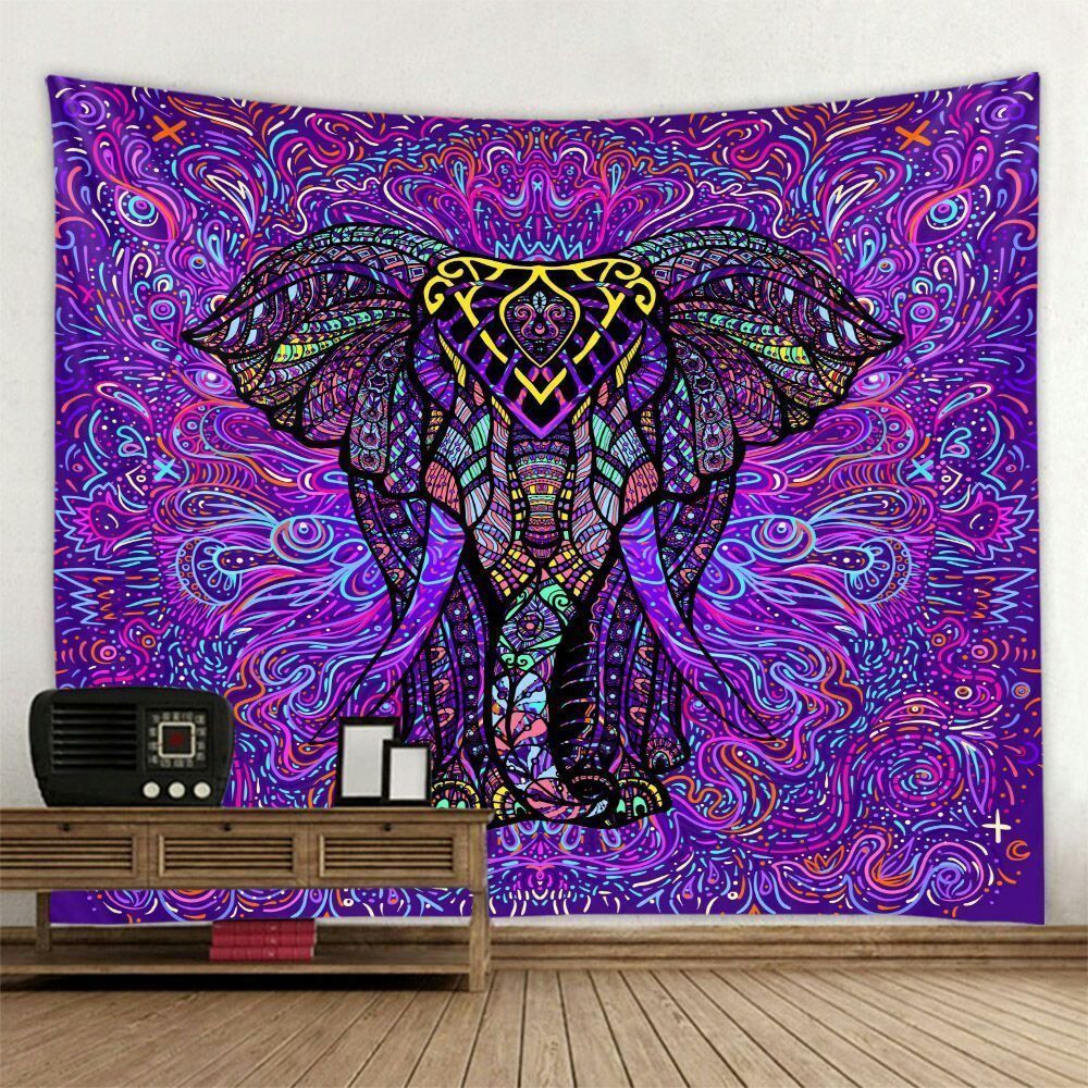 Poster & Bilder: Wandtuch - Elefant Pink – Neu und originalverpackt aus Kilchberg ZH von Eaglebuy