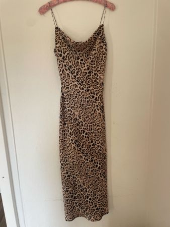 Maxikleid Leoprint