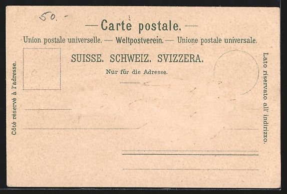 Cartoline postali: Litho Appenzell, Partie mit Kirche und B – Usato da Berlin venduto da bartko-reher 1