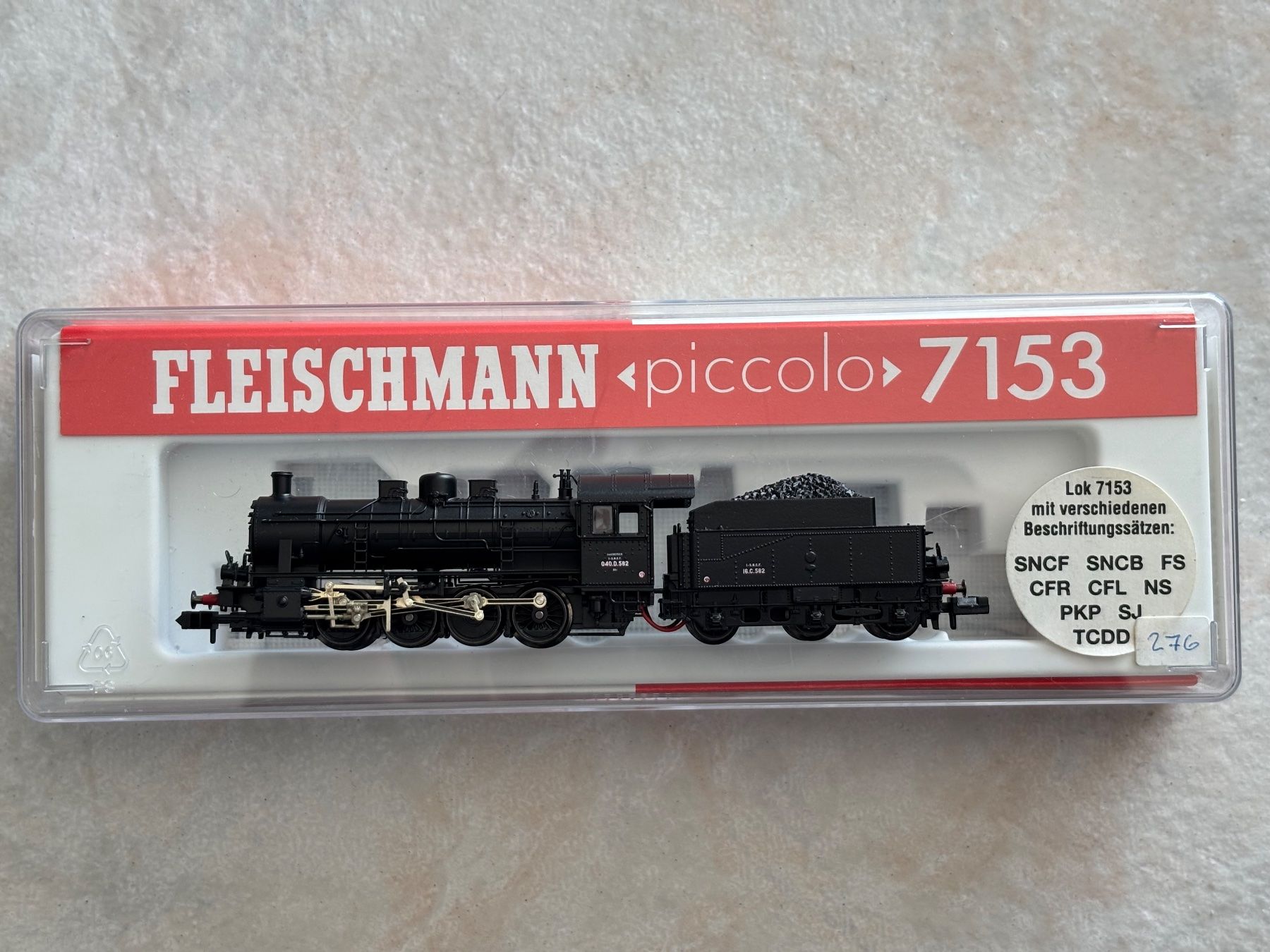 Fleischmann Modellini di ferrovie: Fleischmann 7153 Dampflok – Nuovo e nell'imballaggio originale da Hauterive NE venduto da eriamch