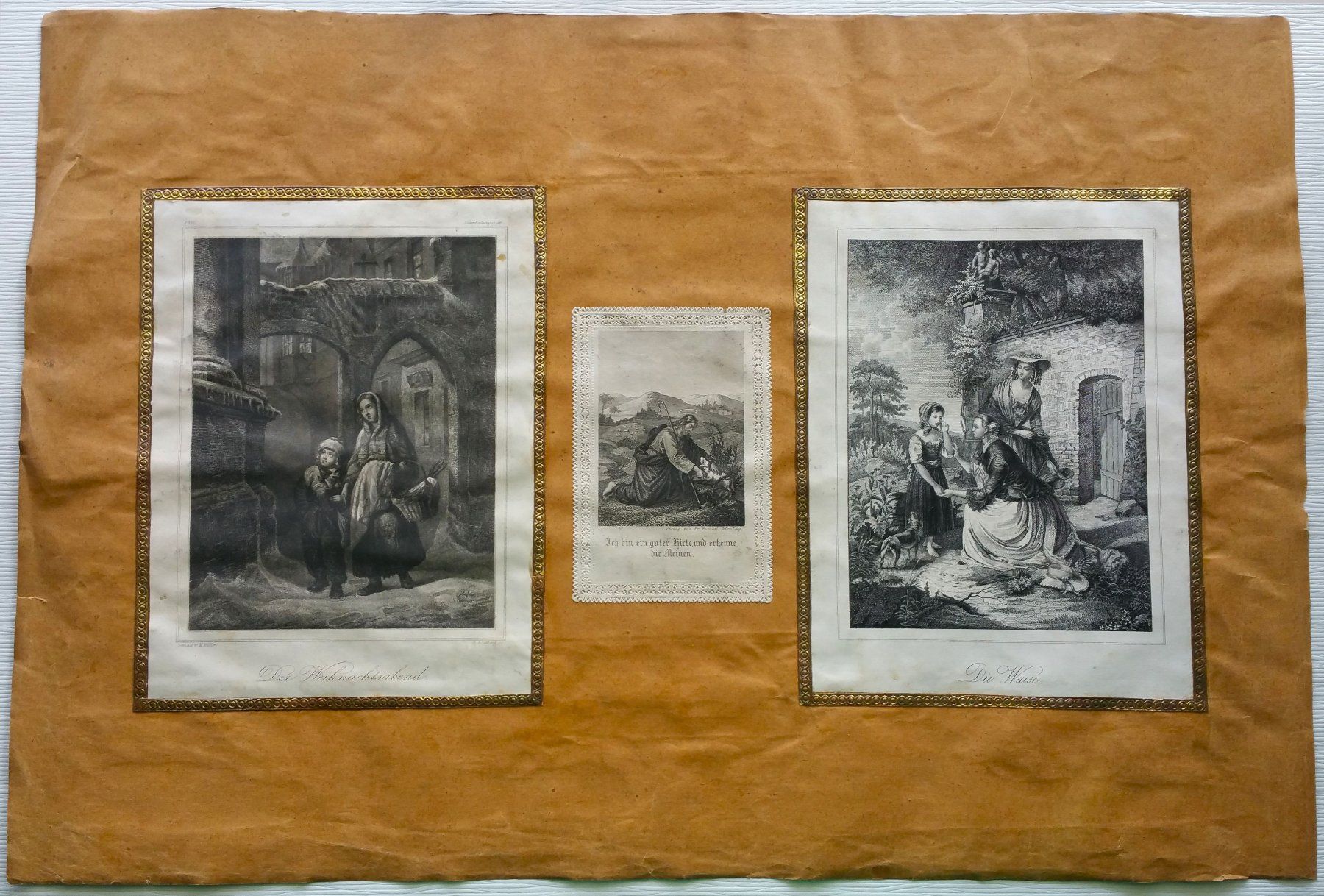 Dipinti: Aquarell: Adeliger mit Pferd, um 1850 – Usato da Oberriet SG venduto da ganesh435 3