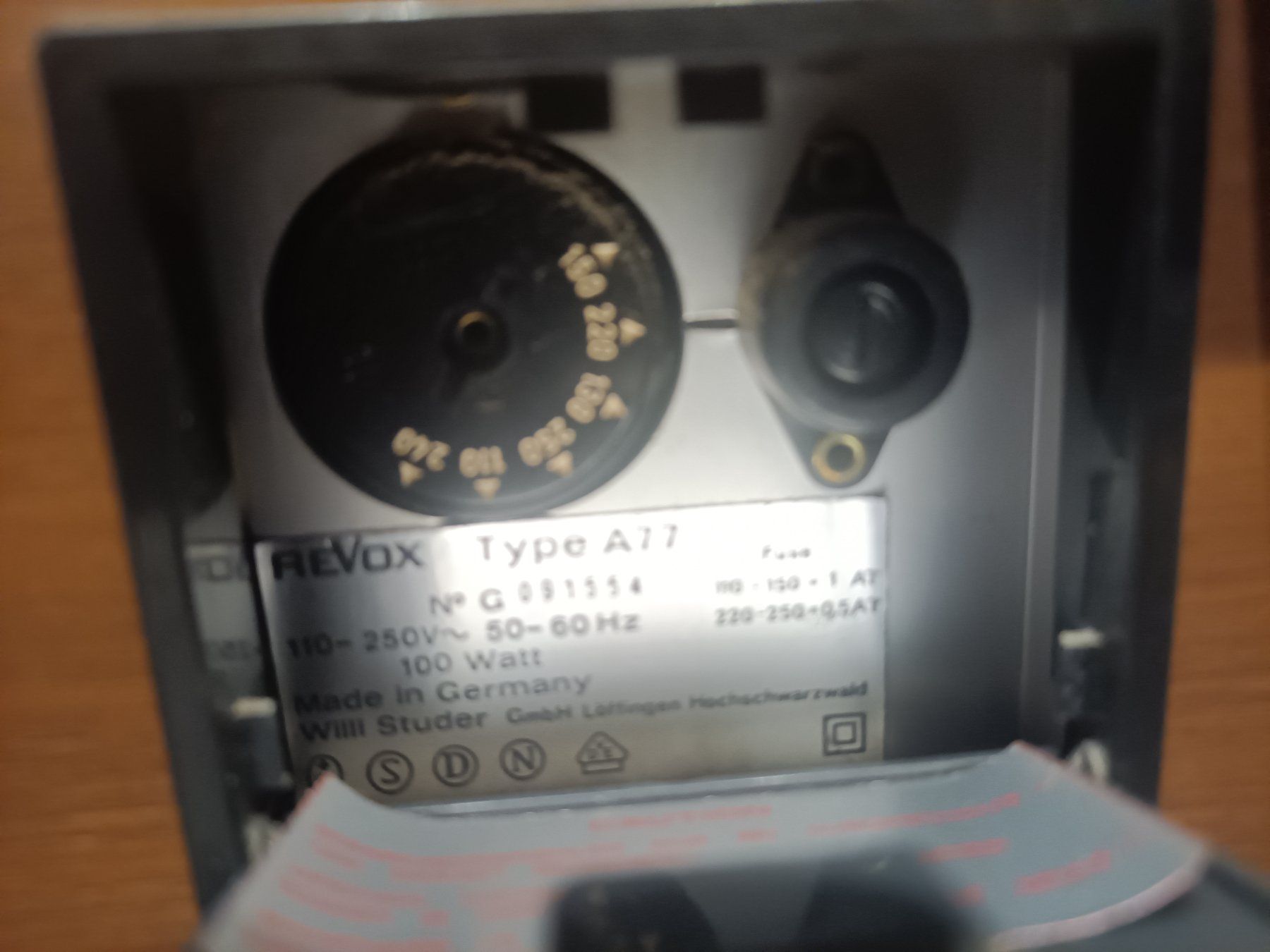 Revox Bandmaschinen: Revox A77 Spulentonband – Defekt aus Boppelsen von Kilroy 3