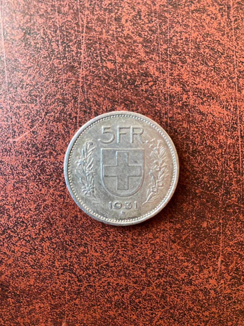 Tutti le monete: Silber 5 Franken Jg. 1931 – Usato da Landquart venduto da Pst3 1