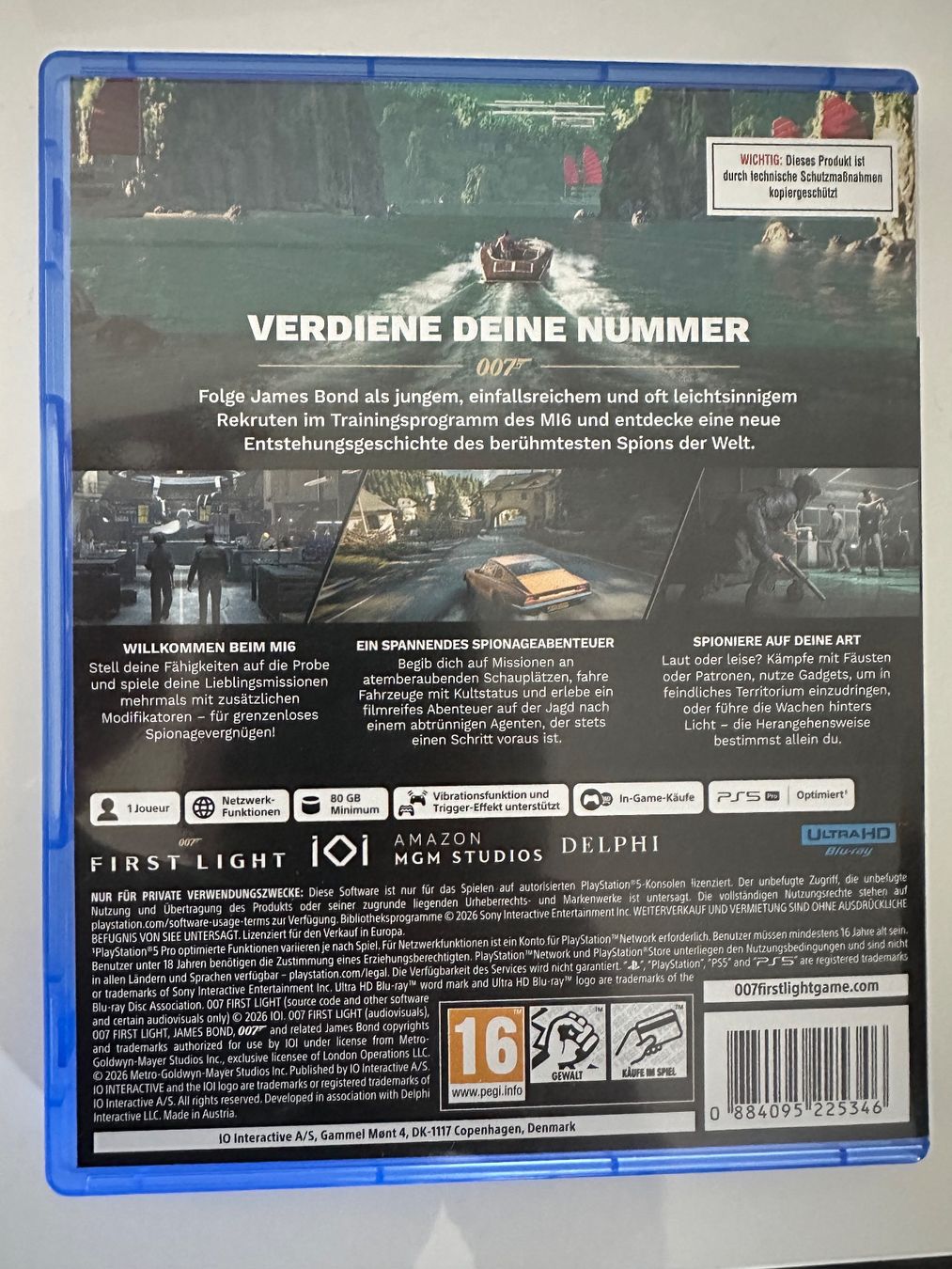 Sony Giochi: PS5 Spiel 007 First Light signiert Unterschrift – Nuovo e nell'imballaggio originale da Thalwil venduto da Wilhelm85 1