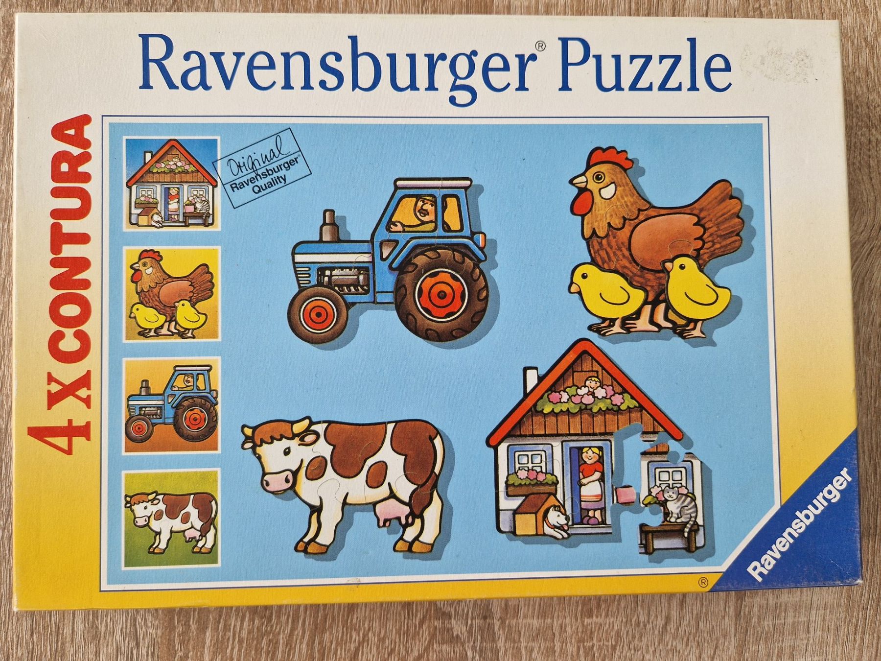 Ravensburger Puzzles: Ravensburger Puzzle 4x Contura Bauernhoftiere – Gebraucht aus Rebstein von Ajs_Toy_Palast_1