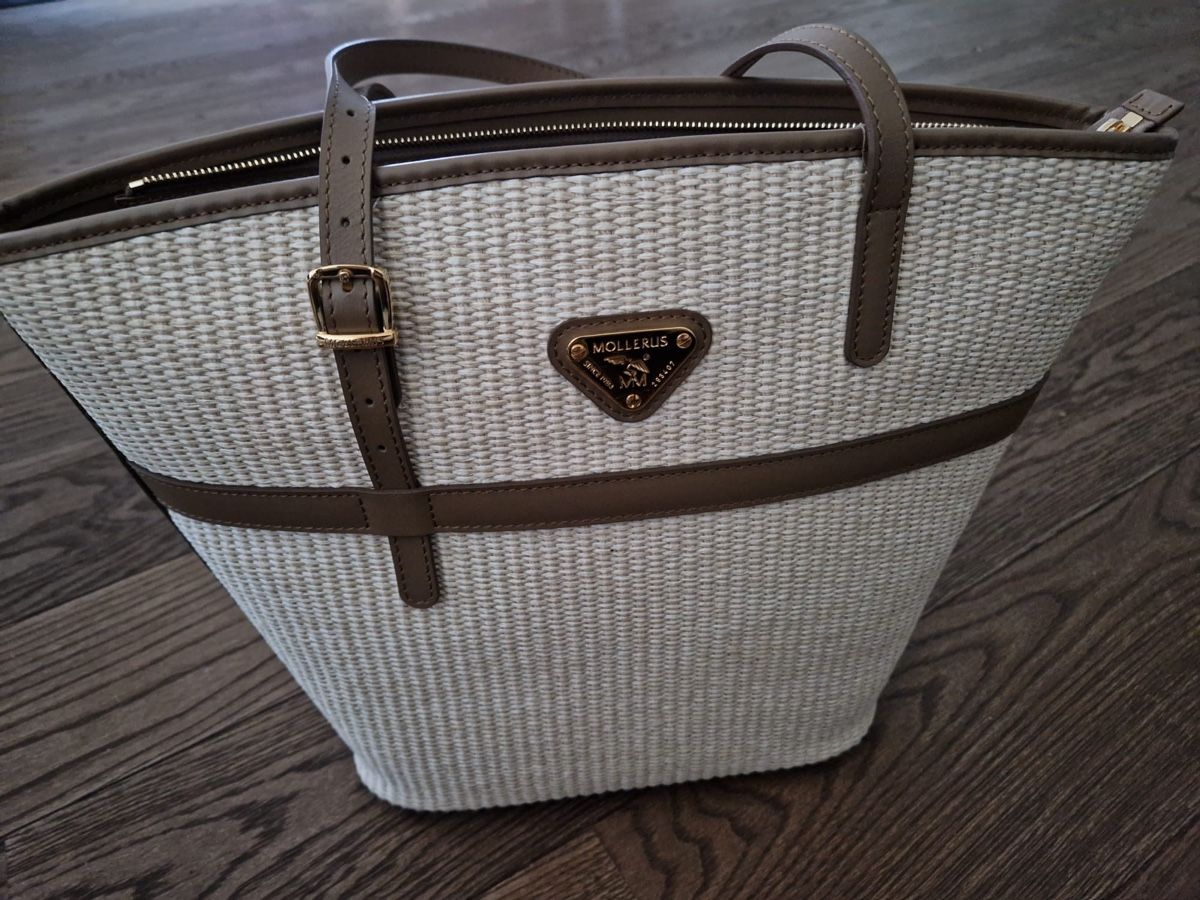 Maison Mollerus Borse da donna: Mollersus Handtasche Korbstil braun – Usato da Wohlen AG venduto da Coco_91