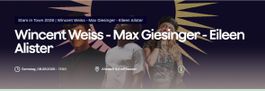 Stars in Town Wincent Weiss - Max Giesinger - Eileen Alister