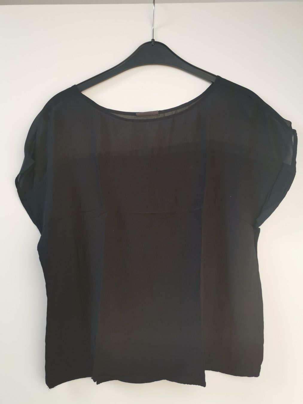 Blusen: Bluse / kurzarm / Yessica / XL / 44 / schwarz – Gebraucht aus Hergiswil NW von Angfri